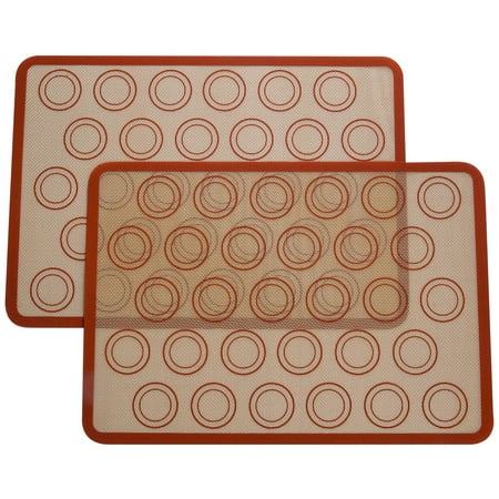 

Silicone Baking Mat for Macaron Cookie Non-Stick Mat Large 420×295mm for Macaroon/Cake/Bread Heat Resistant Silicone Baking Mat for Oven & Microwave