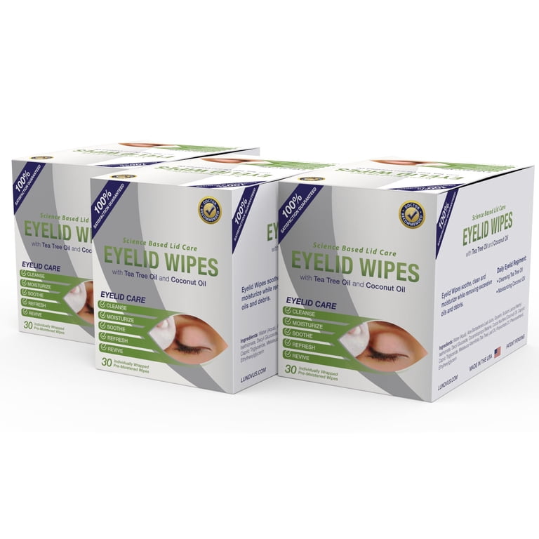 Blephadex® Eyelid Wipes With Tea Tree Coconut Oil For, 41 OFF