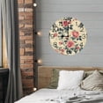 thumbnail image 4 of Eveokoki 10Inch Wooden Clocks Art Hanging Clocks Silent Non-Ticking Wall Clock Battery Operated Round Home Elegant Parisian Romance Style Arabic Numeral Vintage Decorative Wall Clocks, 4 of 4