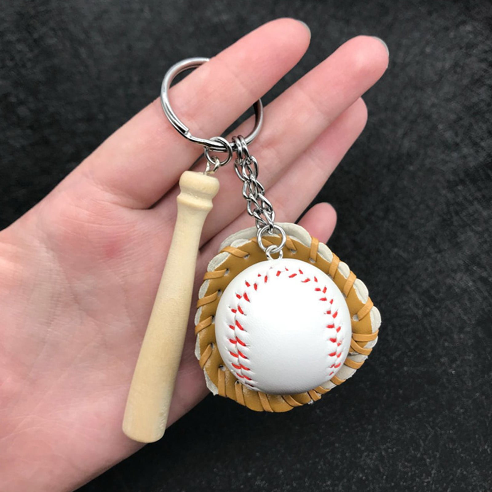  Toddmomy 12pcs Ball Keychain Keychains for Kids