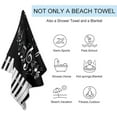 thumbnail image 2 of Yibo Cute Funny Sloth Beach Towel,Beach Towel, for Beach Shower Travel Swimming Yoga, 2 of 7