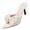 Beige, variant on HomeDM Women's Kitten Heels Sandals Open Pointy Toe Slip-On Mules Dress Pumps Shoes for Wedding Party Work Daily, Beige Size 6.5