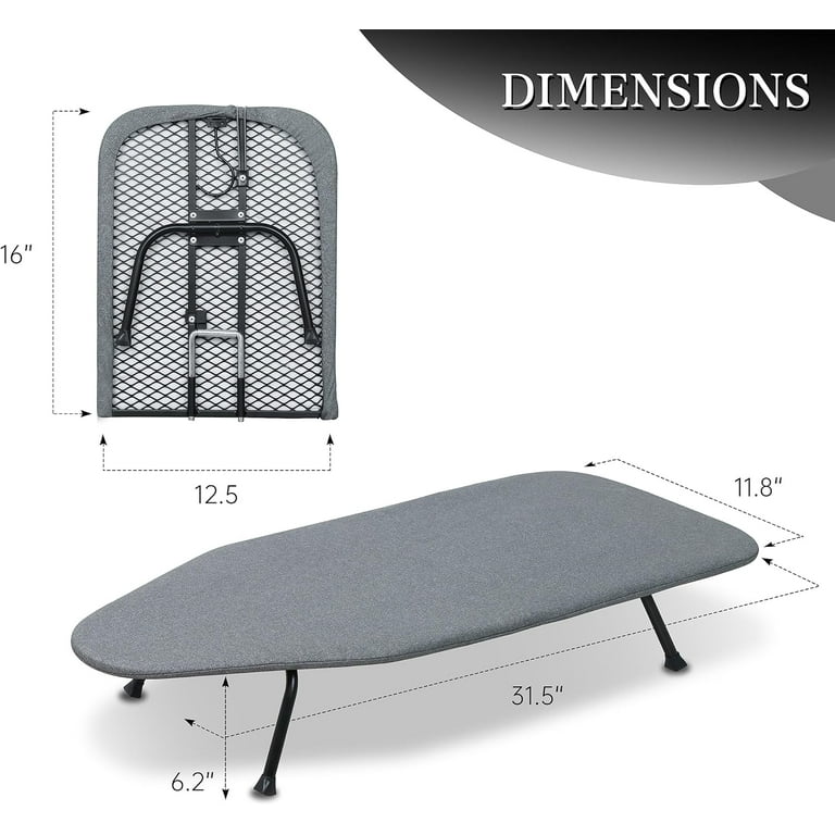 IRON TOP BOARD FOR WWW S EXTENSIONTABLE用 Better Homes & Gardens Gray Wide Top Freestanding Ironing