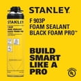 thumbnail image 2 of Espuma adhesiva STANLEY F903P, 680 ml, negra, impermeable a los rayos UV, 2 of 8
