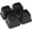 Black, variant on Bed Risers 1 Inch Heavy Duty 4 Pack Bed Furniture Elevators, 1,500 lbs Lifts Up Riser for Sofa and Table, Black