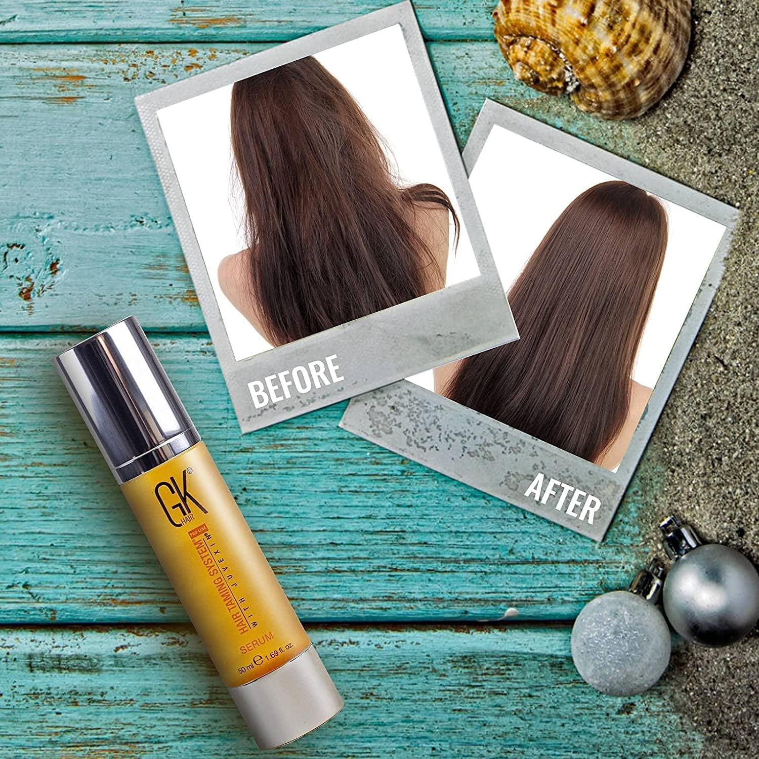 GK Hair Argan Oil Serum, 50ml - Nourishing & Moisturizing