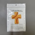 thumbnail image 1 of Synthetic Leather Baseball Cross with Inspirational Faith Message for Athletes Coaches Pocket Blessing, 1 of 5