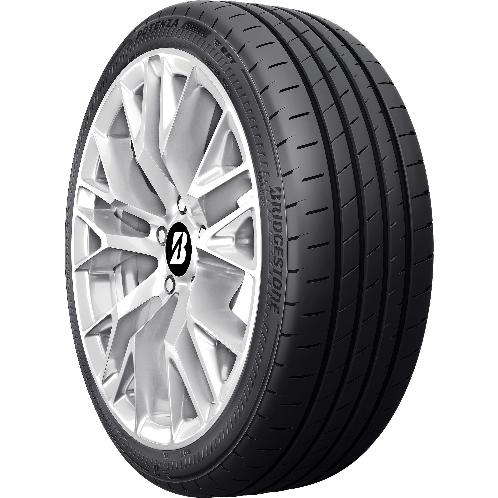 BRIDGESTONE POTENZA S007A 245/35R19 LEONIS VR BMCMC 19インチ 8J+50 5H-114.3 4本セット