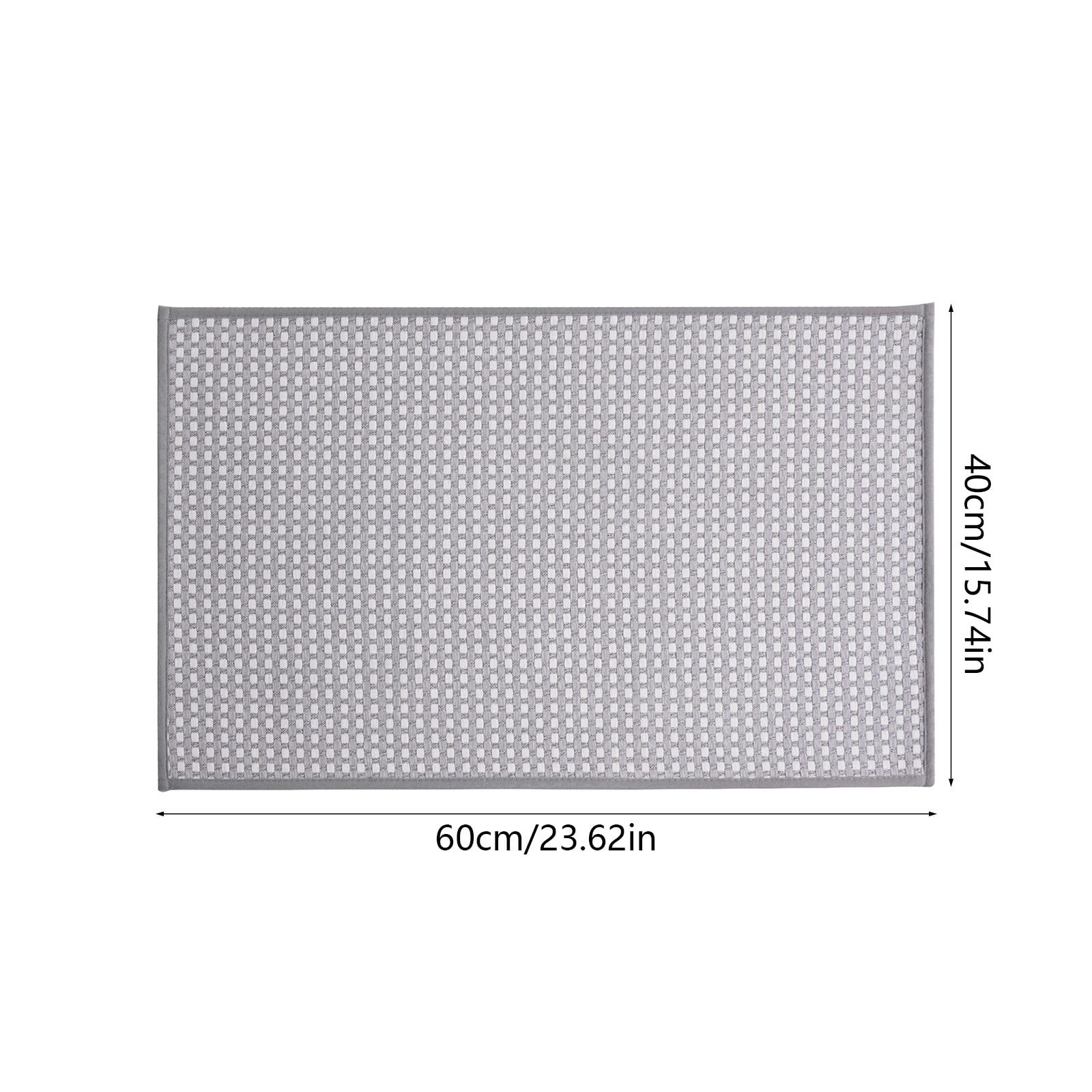 Non-Slip Absorbent Bathroom Carpet, Soft Polyester Rug for Bedroom and Bathroom, Machine Washable, Comfortable and Practical for Everyday Use