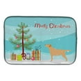 thumbnail image 1 of Carolines Treasures BB2915DDM Yellow Labrador Retriever Merry Christmas Tree Dish Drying Mat, 1 of 1