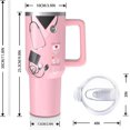 thumbnail image 2 of Nurse Gifts for Women Men, 40 Oz Tumbler with Handle and Straw, Durable Insulated Stainless Steel Leak-proof Travel Cup, Male Nurse Practitioner Appreciation Graduation Nurses Week Accessories, 2 of 6