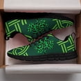 thumbnail image 3 of St Patricks Day Shoes for Women Breathable Running Sneakers Men Green Four Leaf Clover Shoes for Irish Festival Gift Black Size 8, 3 of 5