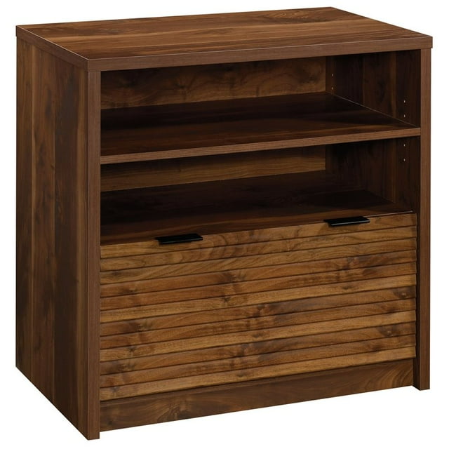 Pemberly Row Armoire de Rangement en Bois d'Ingénierie en Noyer