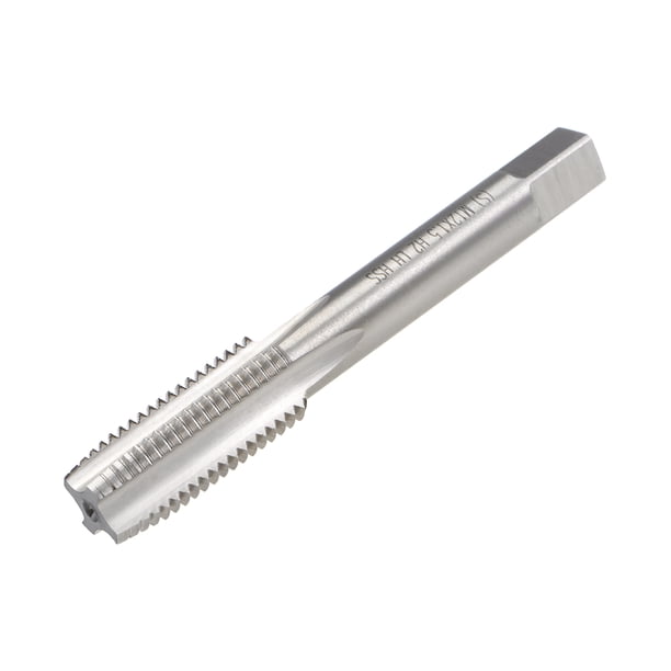 Uxcell M12 x 1.5 Métrico H2 4 Flute Acero de Alta Velocidad Macho de Rosca Izquierda