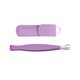 thumbnail image 4 of Pinzas para recortar el pelo de la nariz Yinane recortador de pelo para orejas y cejas Violeta con bolsa, 4 of 8