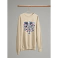 thumbnail image 3 of Boho Hanukkah I Sweatshirt Women -Grace Popp Designs, Female Large, 3 of 4