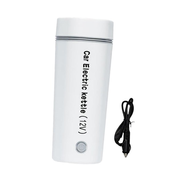 Taza Calefactora para Coche Soledad A Prueba de Fugas 12V 400 ml