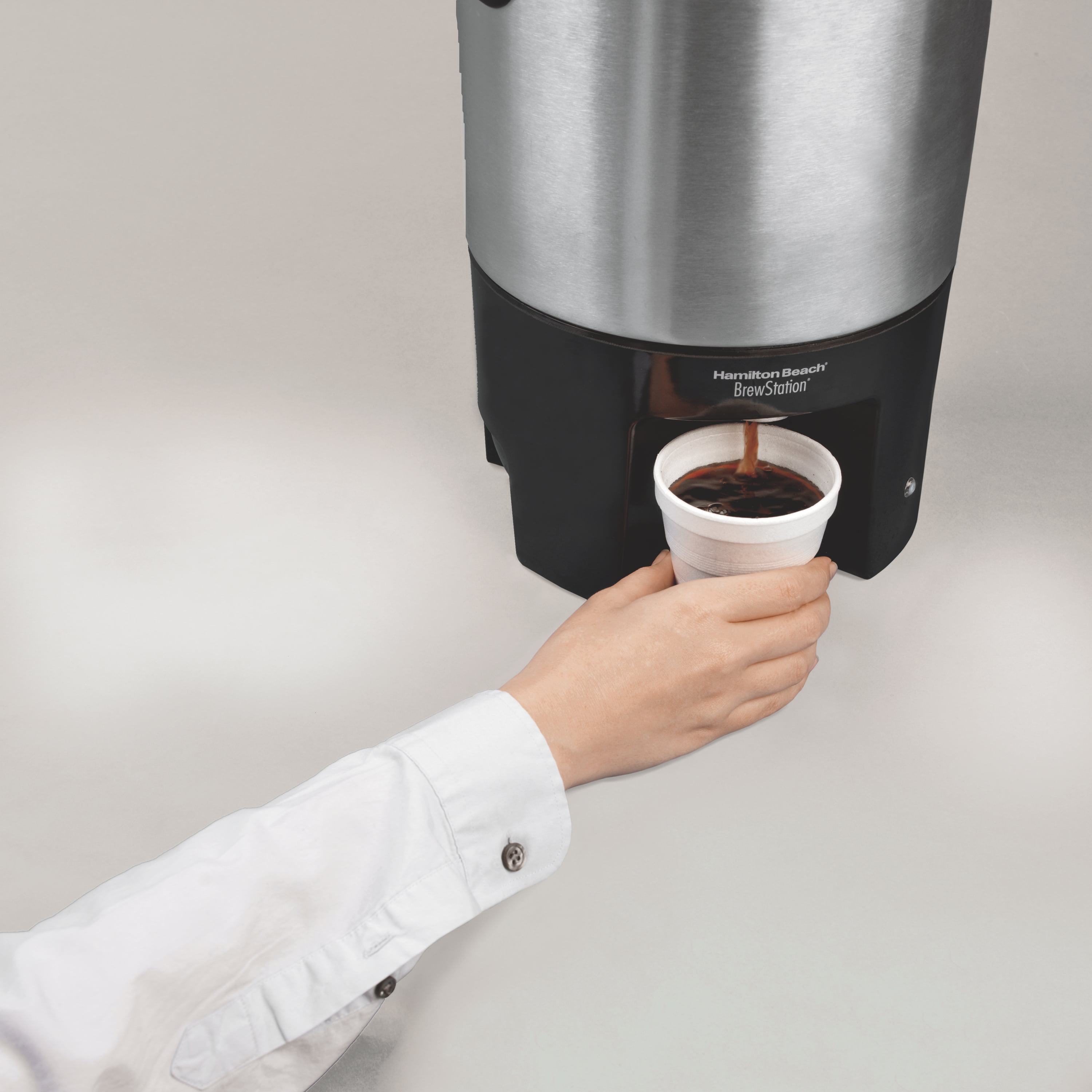 Hamilton Beach 40 Cup Brew Station Coffee Urn damaged maker dispenser tea