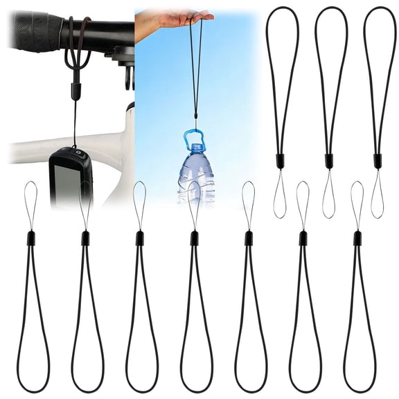 10Pcs Hand Wrist Lanyard Strap, Universal Cell Phone Lanyard, Anti-Lost Short Wrist Strap, Silicone Wrist Lanyard for Keychain, Camera, Portable Wrist Strap for Electronics, Lanyard Accessory