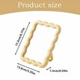 thumbnail image 5 of Bradem Makeup Mirror Desk Mirror,Portable Small Mirror Female Dressing Table Desktop Princess Mirror Bedroom Student Dormitory Desktop Makeup Mirror,Arch/Rectangle Pocket Mirror, 5 of 9
