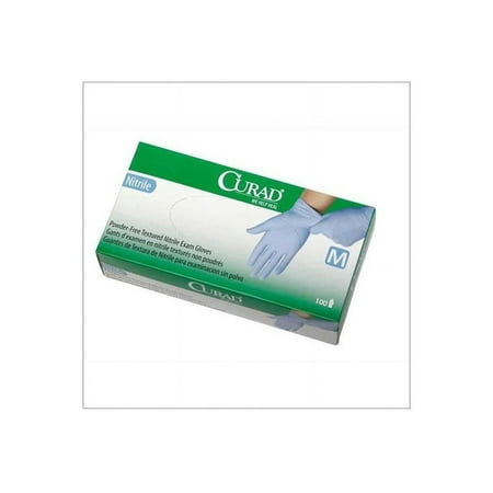 Curad Nitrile Exam Gloves 100ct- Pack of 10