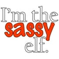 thumbnail image 3 of CafePress - Sassy Elf Pajamas - Women's Light Pajamas, 3 of 4