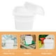 thumbnail image 5 of 2 cubos cuadrados de plástico con tapa, cubos reutilizables de plástico de 5 l, cubos pequeños de plástico para almacenamiento, accesorios de cocina para alimentos y líquidos, 5 of 7