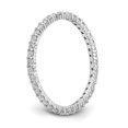 thumbnail image 5 of 14k White Gold Round Cut Diamond Eternity Wedding Band Anniversary Ring Size 4.5 - 1/2 Ct., 5 of 6