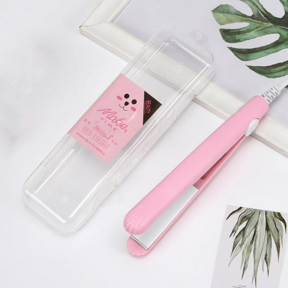 Mini Hair Straightening Irons for All Hair Types 2-in-1 Flat Iron Hair Straightener Travel Size Straightens & Curls