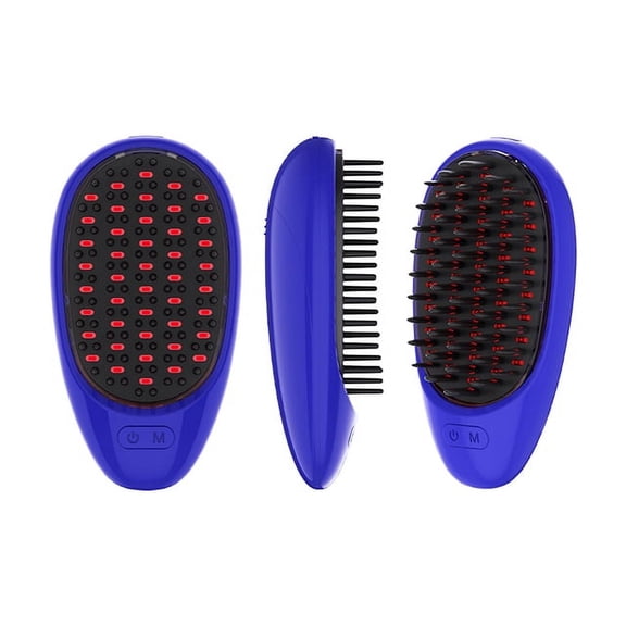 Scalp Massager Comb,Hair Growth Electric Comb, Vibration Brush for Women All Hair Type (Blue) ..