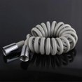 thumbnail image 2 of Shower hose, shower spring hose, flexible retractable hose for shower head, toilet bidet shower water pipe (gray, 300cm) 300cm gray, 2 of 4
