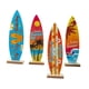 thumbnail image 2 of Decoración de mesa de tabla de surf de 4 piezas, decoración de mesa, figura de verano, adorno, decoración del hogar de playa, bienvenido al letrero, 2 of 9