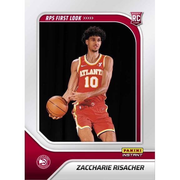 NBA 2024-25 Instant RPS First Look Basketball     Zaccharie Risacher RPS-1 (Rookie)