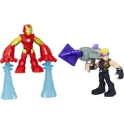 Playskool Marvel Super Hero Adventures Iron Man and Marvel's Hawkeye
