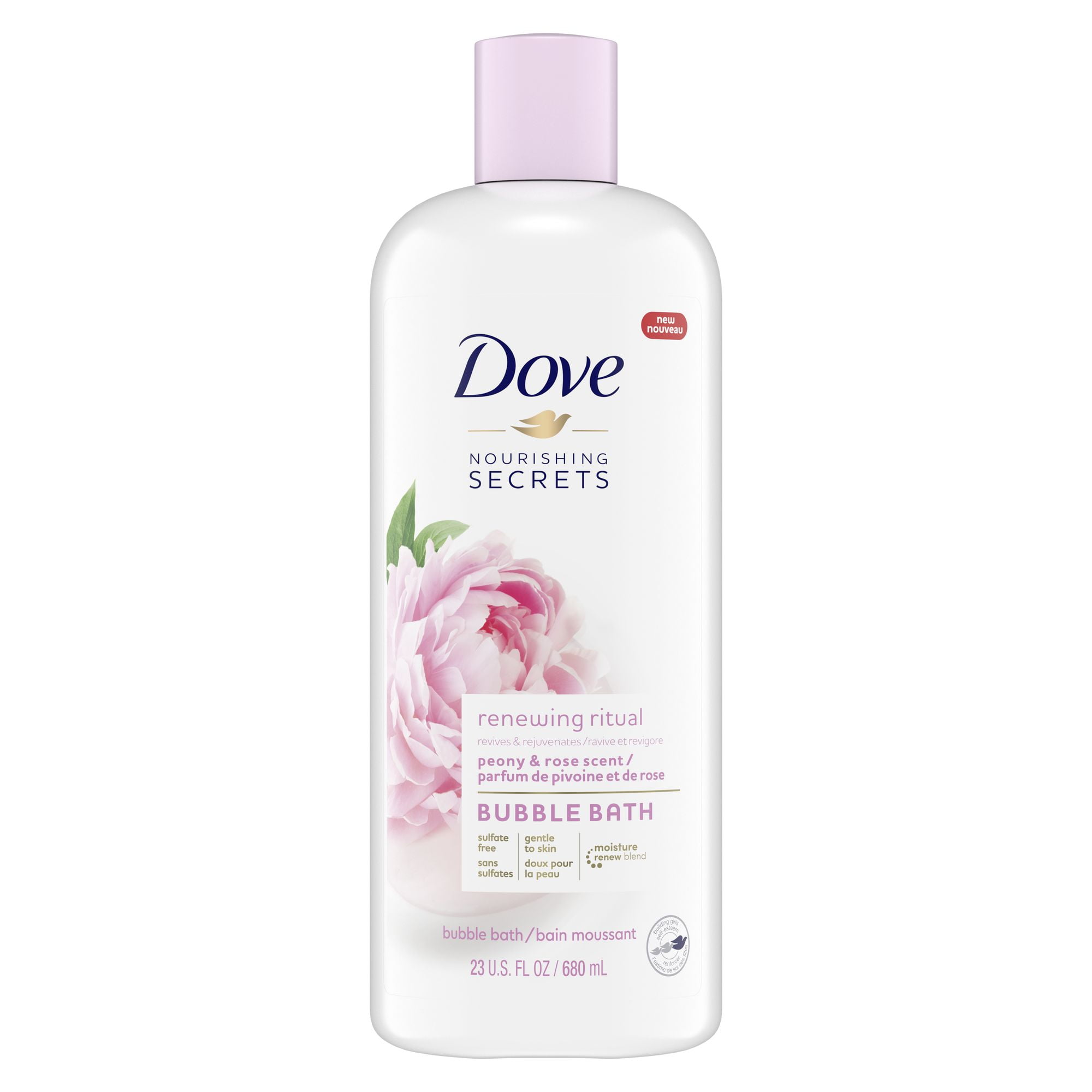 Dove Nourishing Secrets Bubble Bath Peony and Rose 23 oz