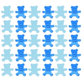 Jenaai Baby Boy Shower Confetti - 400 Pcs Wildflower & Bodysuit Table Scatter For Gender Reveal