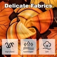thumbnail image 3 of Maple Ieaf Pumpkin Velvet Throw Pillow Covers Set of 2 with Unique Patterns in Sizes 16x16, 18x18, and 20x20 Inches for Chair Pillow, 3 of 6