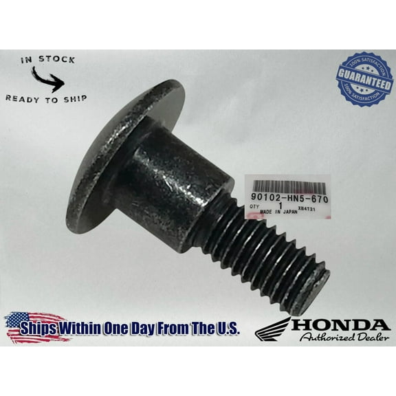 Honda Genuine OEM Authentic SCREW, SPECIAL (6X8) 90102-Hn5-670