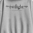 thumbnail image 2 of Twilight - Black Logo - Women's Oversized Fleece Hoodie Sweatshirt, 2 of 4