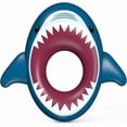 thumbnail image 1 of Inflatable Shark Pool Float Shark Floaties Water Fun Summer Beach Swimming Pool Tube Inflatables Ride on Pool Party Raft Lounge Toys for Kids Adults, 1 of 4