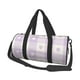 thumbnail image 1 of Fotbe Floral Purple Buffalo Plaid Bolsa Deportiva de Lona Plegable con Estampado, Bolsa de Gimnasio con Bolsillo Seco/Húmedo, Bolsa de Viaje Ultraligera de Gran Capacidad, 1 of 6