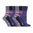 thumbnail image 1 of Gentle Grip - 6 Pairs Ladies Gentle Grip Non Elastic Crew Socks, 1 of 2