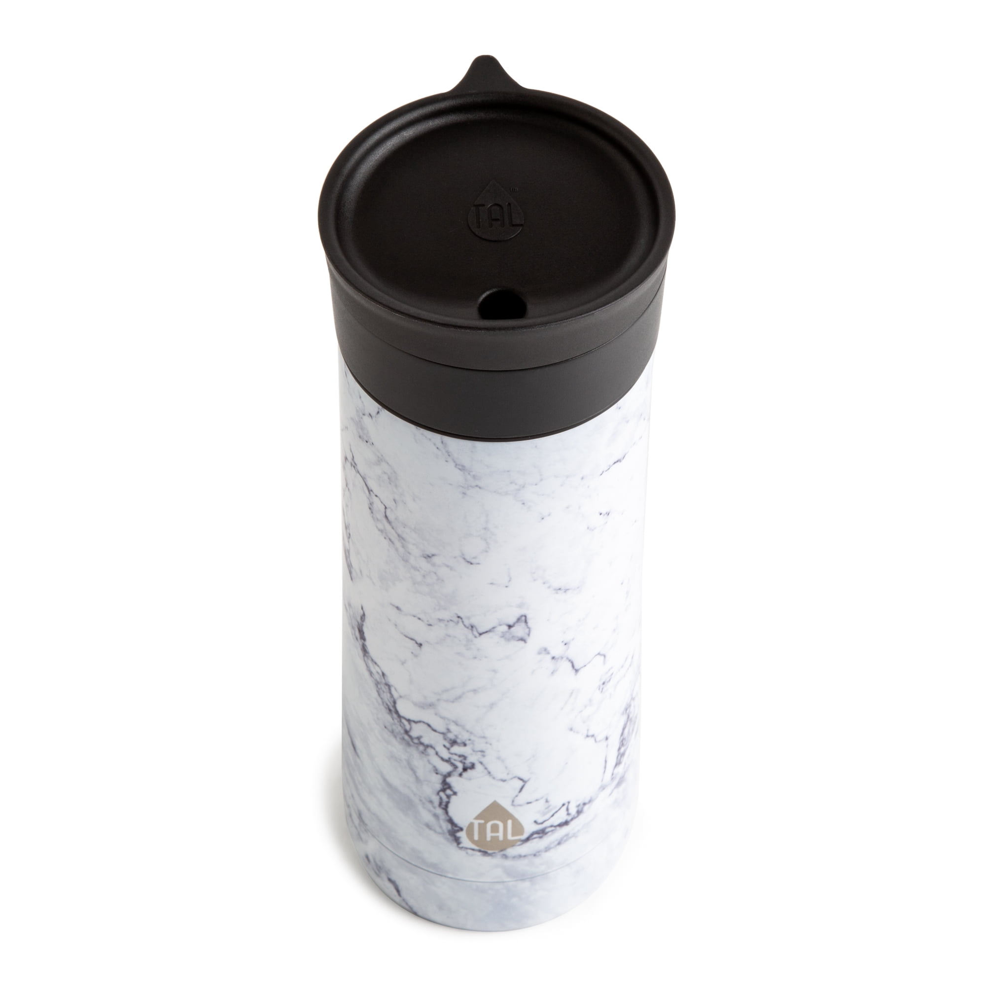 TAL Stainless Steel Ranger Tumbler Water Bottle 17 fl oz, White Marble