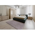 thumbnail image 5 of Ahgly Company Machine Washable Indoor Square Industrial Modern Mauve Taupe Purple Area Rugs, 6' Square, 5 of 7