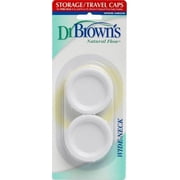 Dr. Brown's Original Wide-Neck Replacemnet Travel Caps, 2-Pack