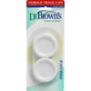 Dr. Brown's Original Wide-Neck Replacemnet Travel Caps, 2-Pack