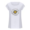 thumbnail image 4 of Birdeem Womens Cap Sleeve Tops Summer Tank Top Casual Basic Tees Shirts Loose Blouses, 4 of 12