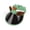 Green, variant on Pet Sun Hat Visor Cap with Ear Hole Design for Cats Dogs Rabbits and Teddy, Sun Protection Summer Canvas Hat for Outdoor Travel, Adjustable Strap Pet Head Accessory - Green