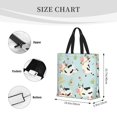 thumbnail image 4 of Naloa Cute Cows Tote Bag for Women, Foldable Tote Bag With Zipper, Large Shoulder Bag, Top Handle Handbag for Travel, Work, Shopping, 4 of 9