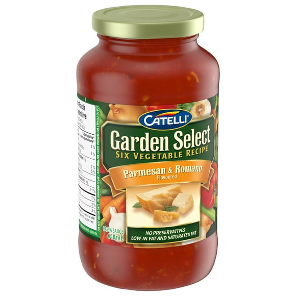 Sauce pour pâtes Sélection du Jardin Catelli Parmesan et romano 640mL